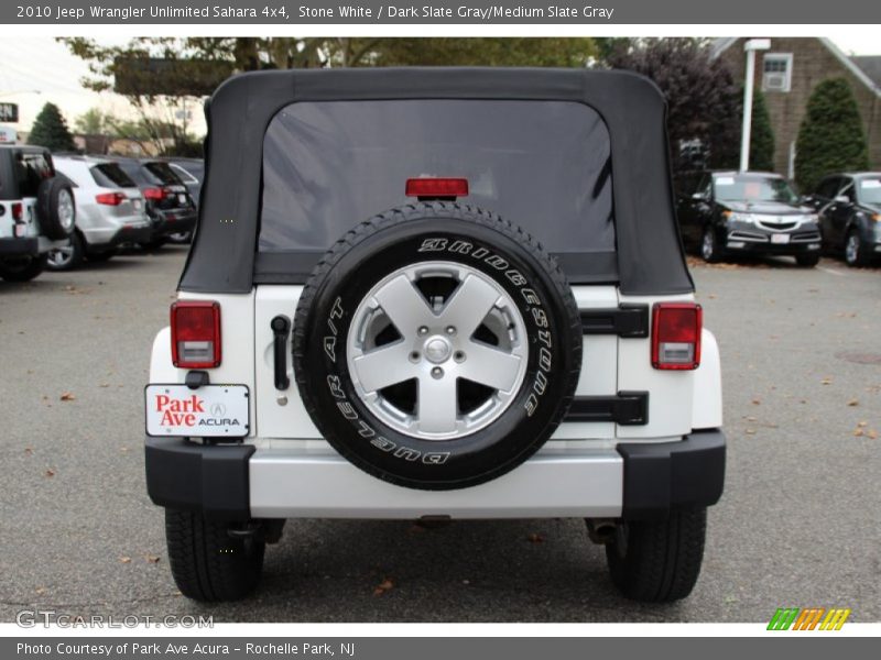 Stone White / Dark Slate Gray/Medium Slate Gray 2010 Jeep Wrangler Unlimited Sahara 4x4