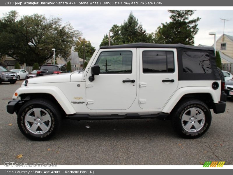  2010 Wrangler Unlimited Sahara 4x4 Stone White