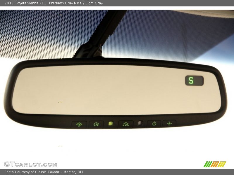 Predawn Gray Mica / Light Gray 2013 Toyota Sienna XLE