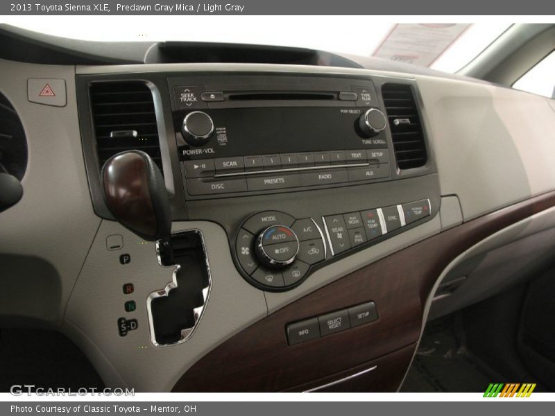 Predawn Gray Mica / Light Gray 2013 Toyota Sienna XLE
