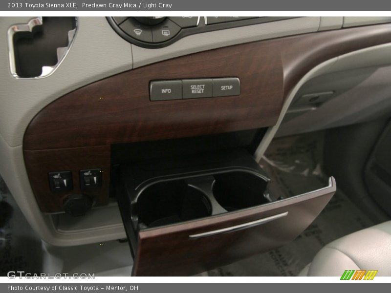 Predawn Gray Mica / Light Gray 2013 Toyota Sienna XLE
