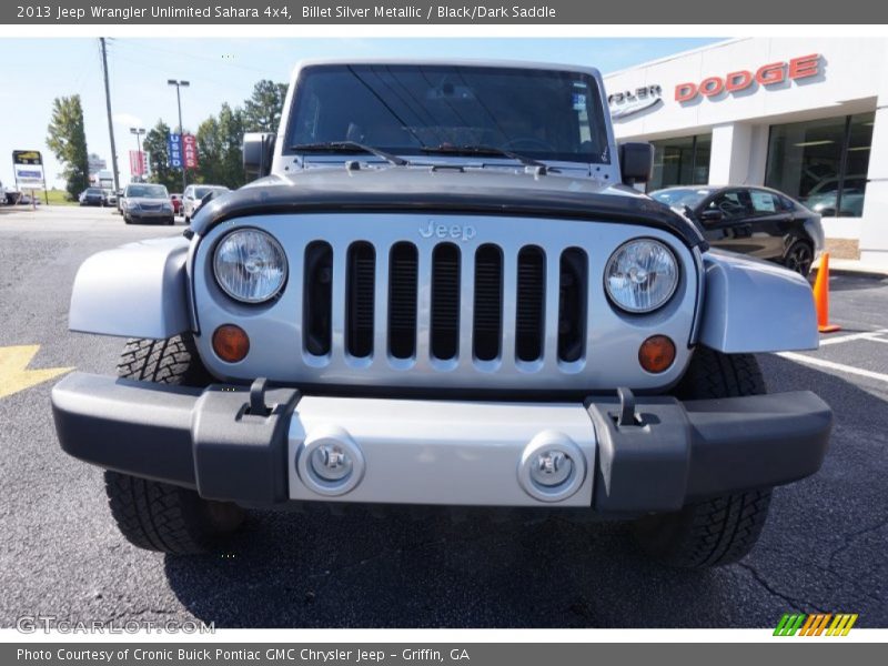 Billet Silver Metallic / Black/Dark Saddle 2013 Jeep Wrangler Unlimited Sahara 4x4