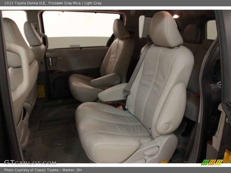 Predawn Gray Mica / Light Gray 2013 Toyota Sienna XLE