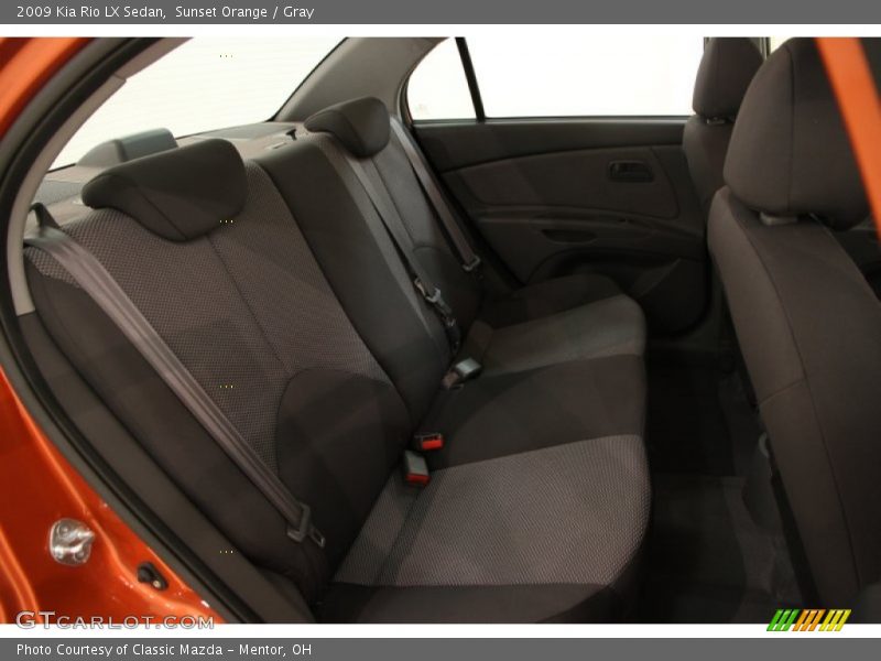 Rear Seat of 2009 Rio LX Sedan