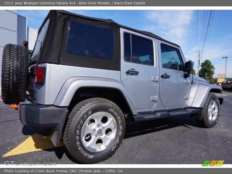 Billet Silver Metallic / Black/Dark Saddle 2013 Jeep Wrangler Unlimited Sahara 4x4