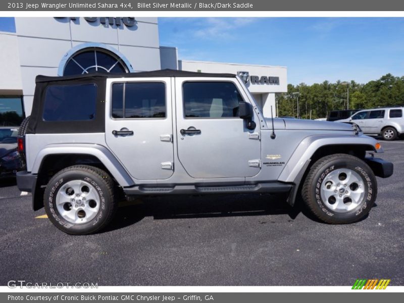 Billet Silver Metallic / Black/Dark Saddle 2013 Jeep Wrangler Unlimited Sahara 4x4