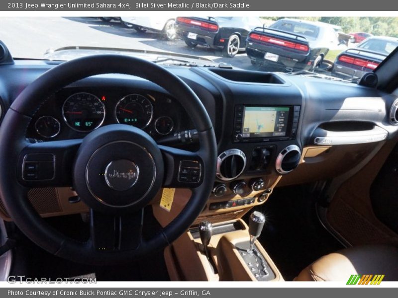 Billet Silver Metallic / Black/Dark Saddle 2013 Jeep Wrangler Unlimited Sahara 4x4