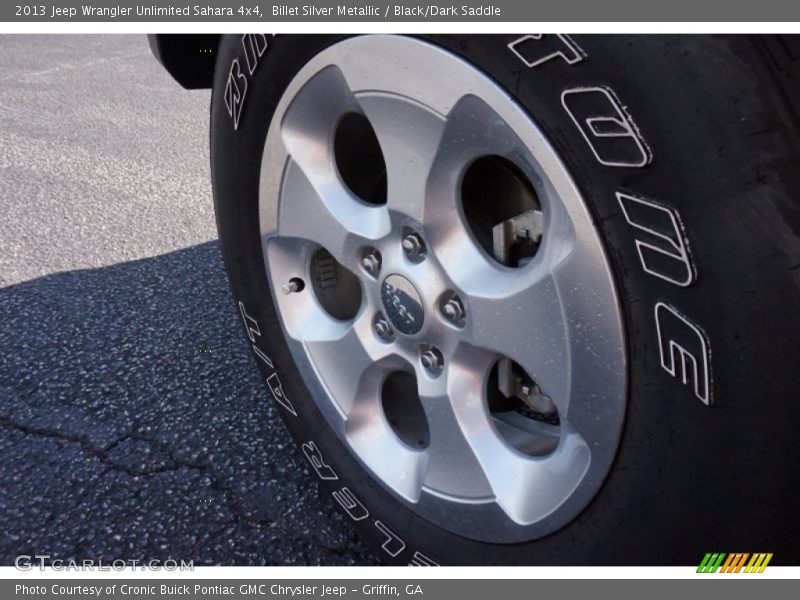 Billet Silver Metallic / Black/Dark Saddle 2013 Jeep Wrangler Unlimited Sahara 4x4