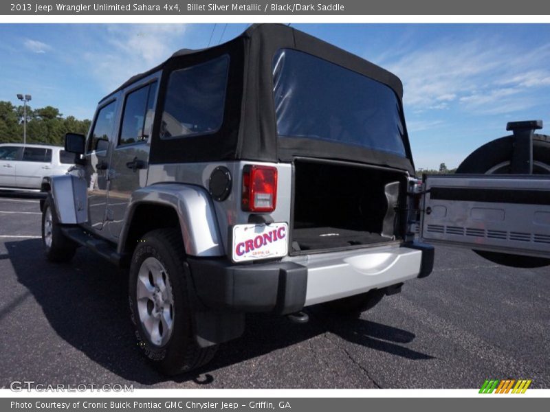 Billet Silver Metallic / Black/Dark Saddle 2013 Jeep Wrangler Unlimited Sahara 4x4