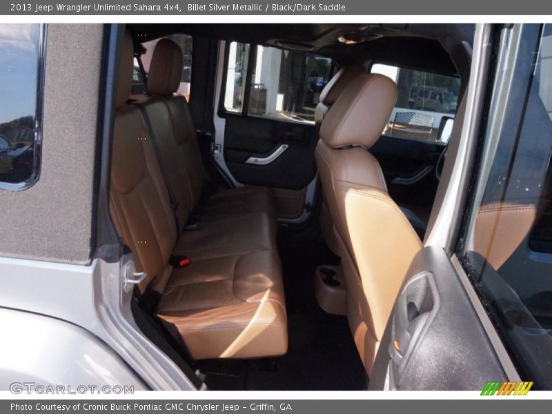 Billet Silver Metallic / Black/Dark Saddle 2013 Jeep Wrangler Unlimited Sahara 4x4