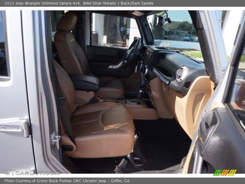 Billet Silver Metallic / Black/Dark Saddle 2013 Jeep Wrangler Unlimited Sahara 4x4