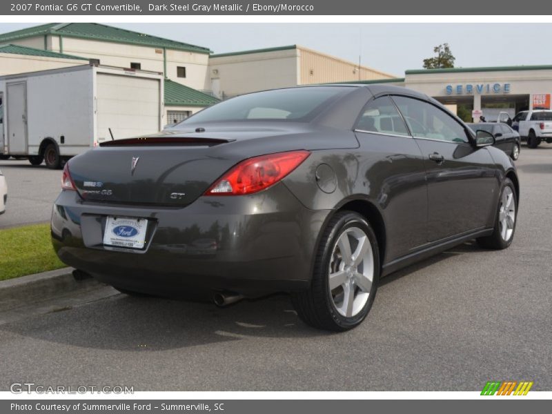 Dark Steel Gray Metallic / Ebony/Morocco 2007 Pontiac G6 GT Convertible