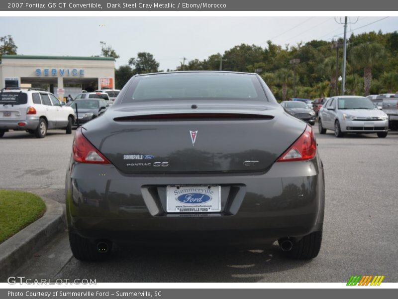 Dark Steel Gray Metallic / Ebony/Morocco 2007 Pontiac G6 GT Convertible