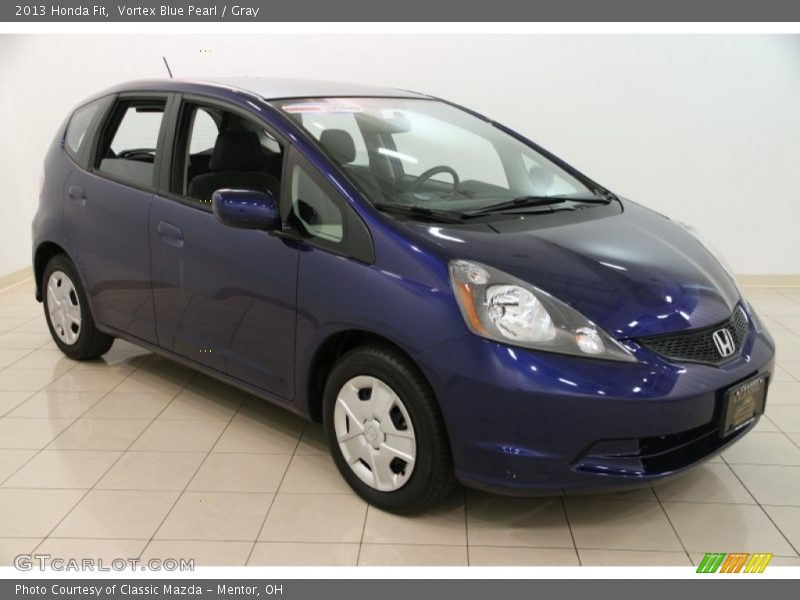 Vortex Blue Pearl / Gray 2013 Honda Fit