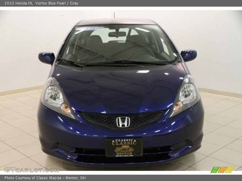 Vortex Blue Pearl / Gray 2013 Honda Fit