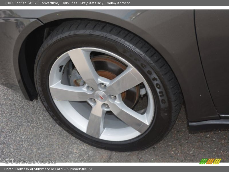 Dark Steel Gray Metallic / Ebony/Morocco 2007 Pontiac G6 GT Convertible