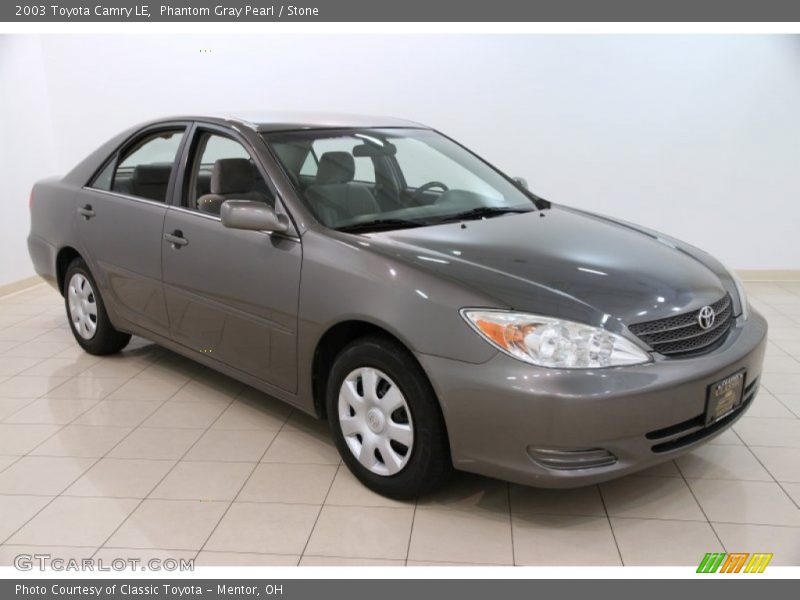 Phantom Gray Pearl / Stone 2003 Toyota Camry LE