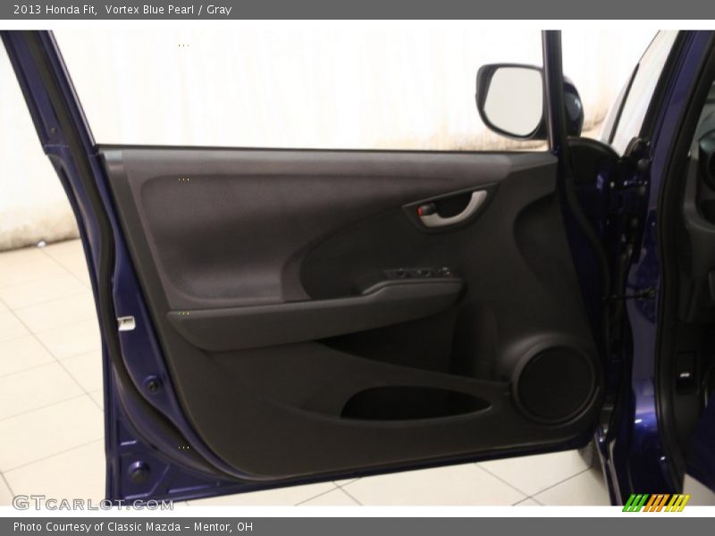 Vortex Blue Pearl / Gray 2013 Honda Fit