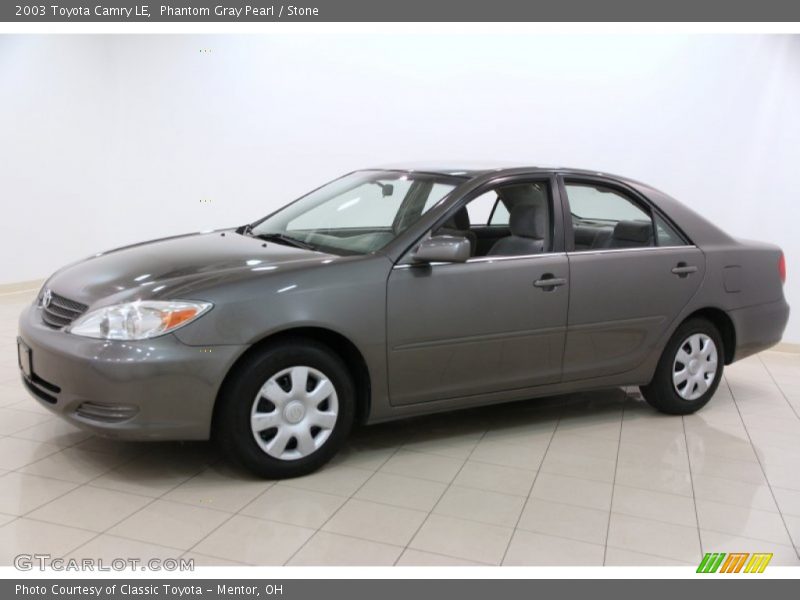 Phantom Gray Pearl / Stone 2003 Toyota Camry LE