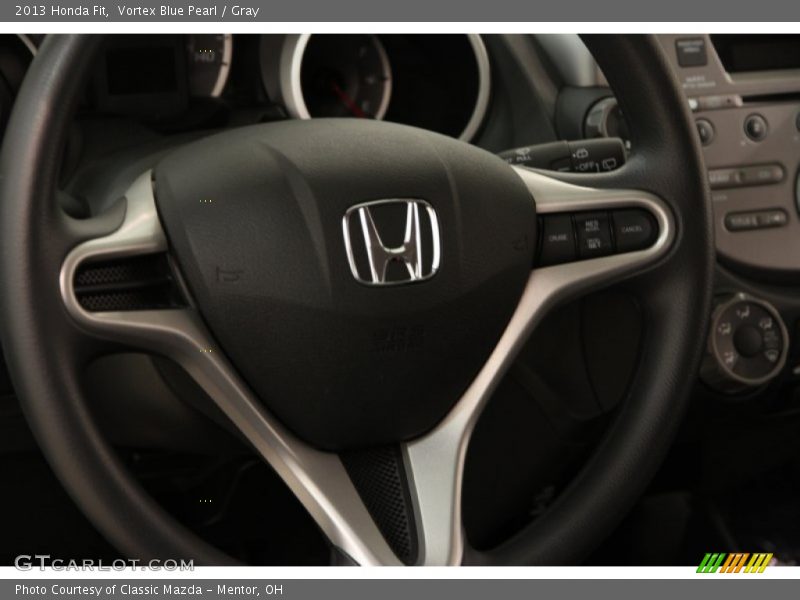 Vortex Blue Pearl / Gray 2013 Honda Fit