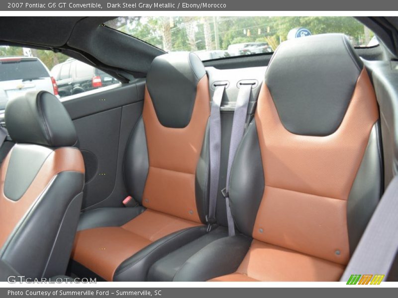 Rear Seat of 2007 G6 GT Convertible