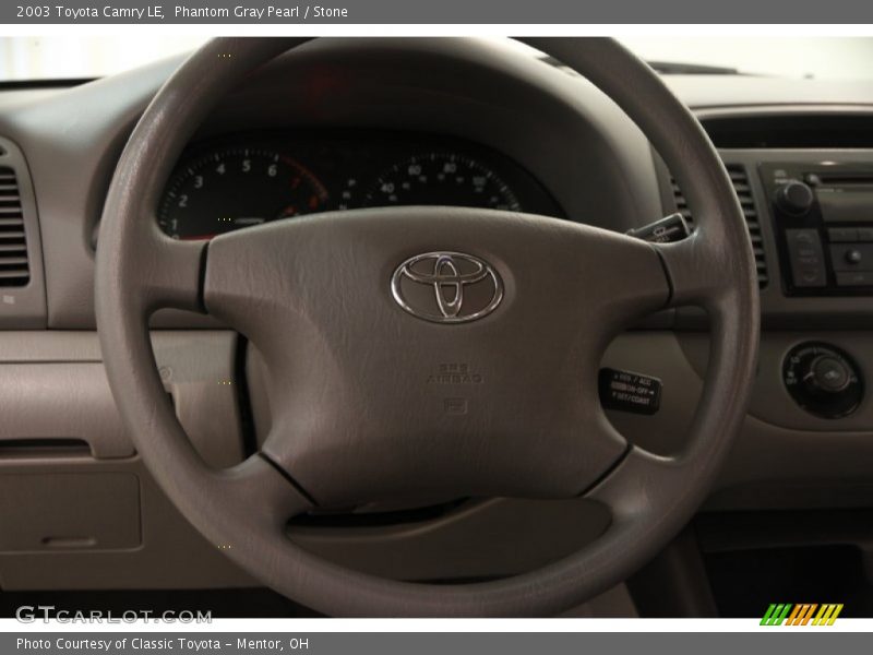 Phantom Gray Pearl / Stone 2003 Toyota Camry LE