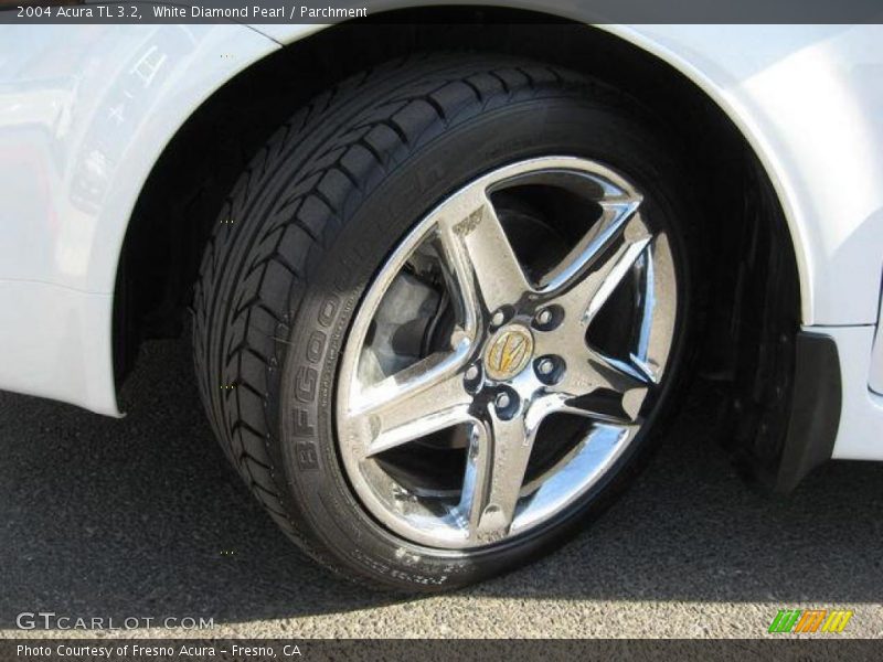 White Diamond Pearl / Parchment 2004 Acura TL 3.2