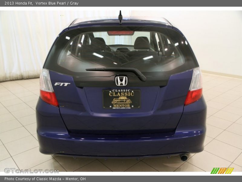 Vortex Blue Pearl / Gray 2013 Honda Fit