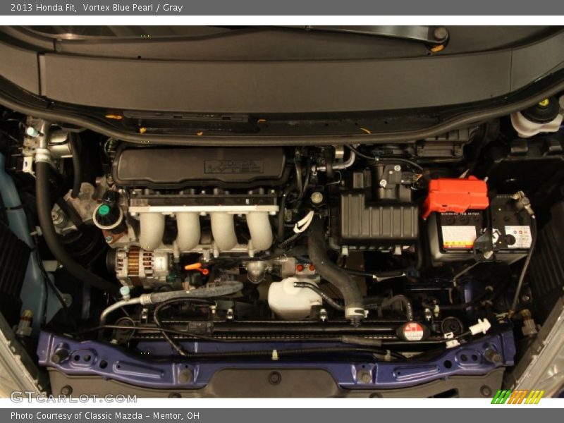 Vortex Blue Pearl / Gray 2013 Honda Fit