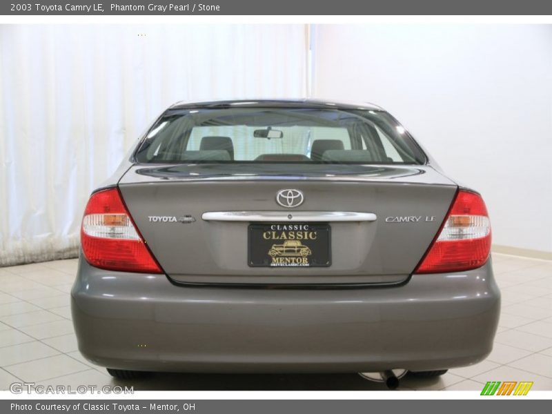 Phantom Gray Pearl / Stone 2003 Toyota Camry LE