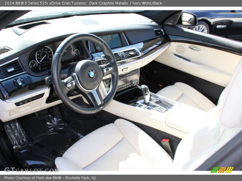 Ivory White/Black Interior - 2014 5 Series 535i xDrive Gran Turismo 