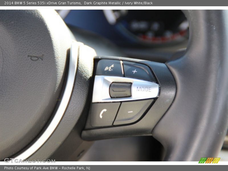 Dark Graphite Metallic / Ivory White/Black 2014 BMW 5 Series 535i xDrive Gran Turismo