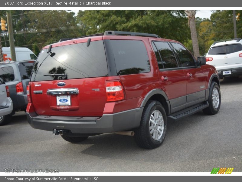 Redfire Metallic / Charcoal Black 2007 Ford Expedition XLT