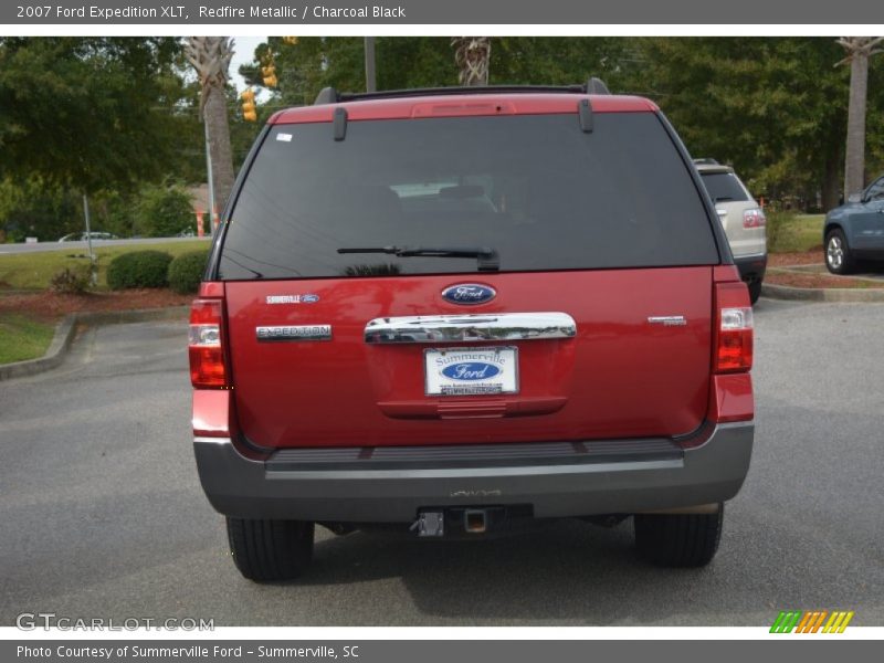 Redfire Metallic / Charcoal Black 2007 Ford Expedition XLT