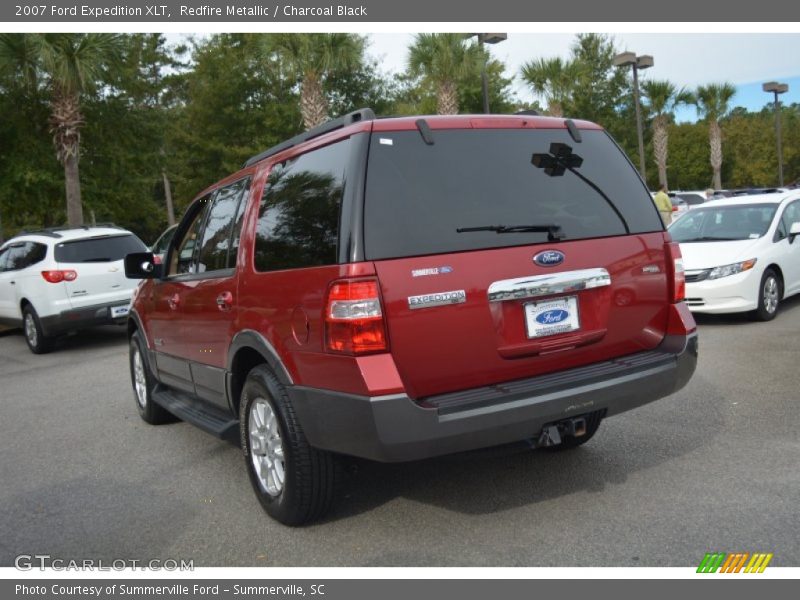 Redfire Metallic / Charcoal Black 2007 Ford Expedition XLT