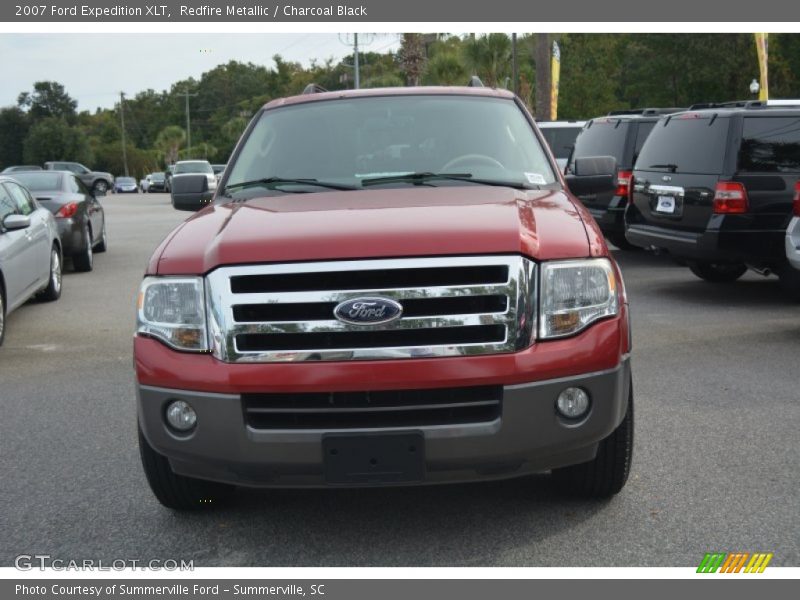 Redfire Metallic / Charcoal Black 2007 Ford Expedition XLT