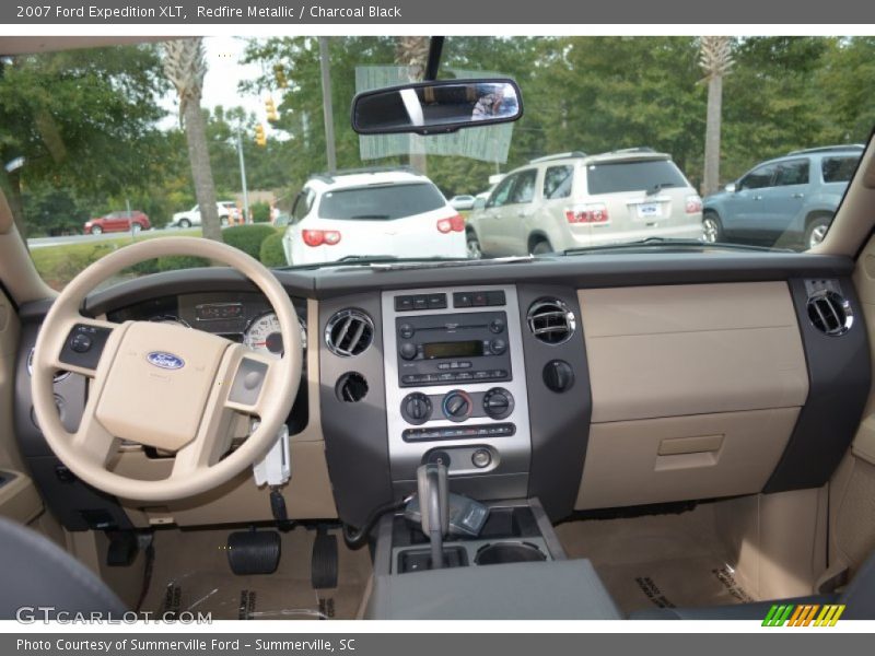 Redfire Metallic / Charcoal Black 2007 Ford Expedition XLT