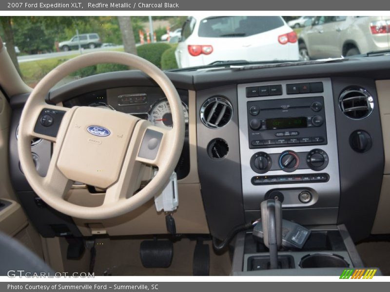 Redfire Metallic / Charcoal Black 2007 Ford Expedition XLT