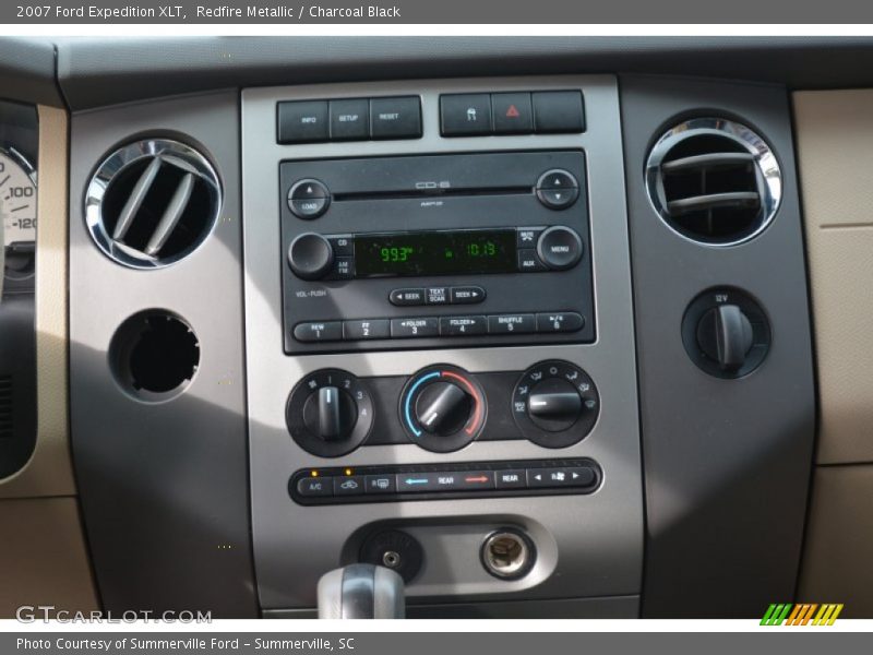 Redfire Metallic / Charcoal Black 2007 Ford Expedition XLT