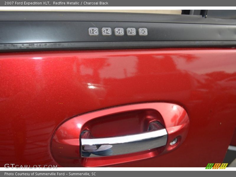 Redfire Metallic / Charcoal Black 2007 Ford Expedition XLT