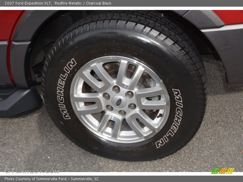 Redfire Metallic / Charcoal Black 2007 Ford Expedition XLT