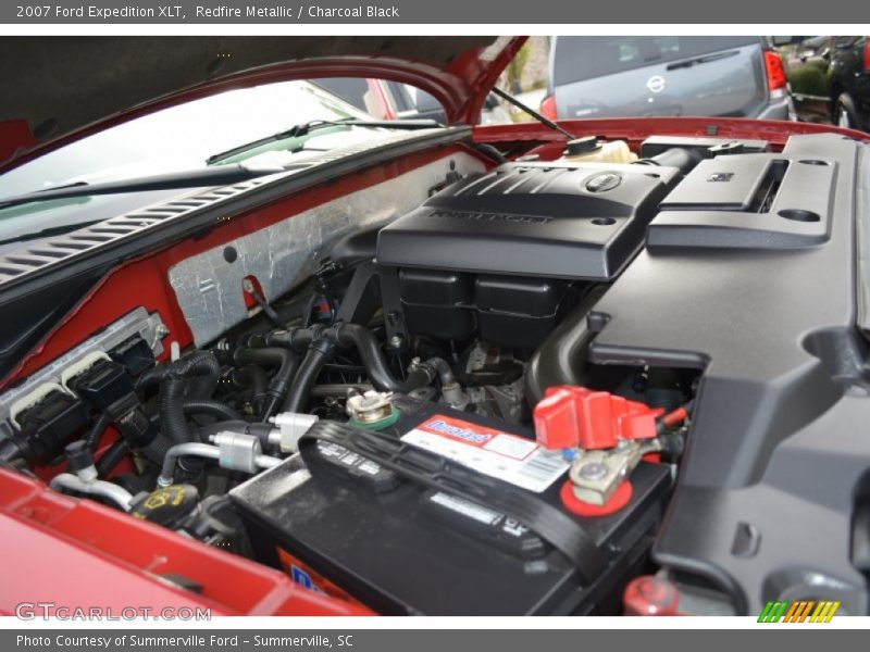 Redfire Metallic / Charcoal Black 2007 Ford Expedition XLT