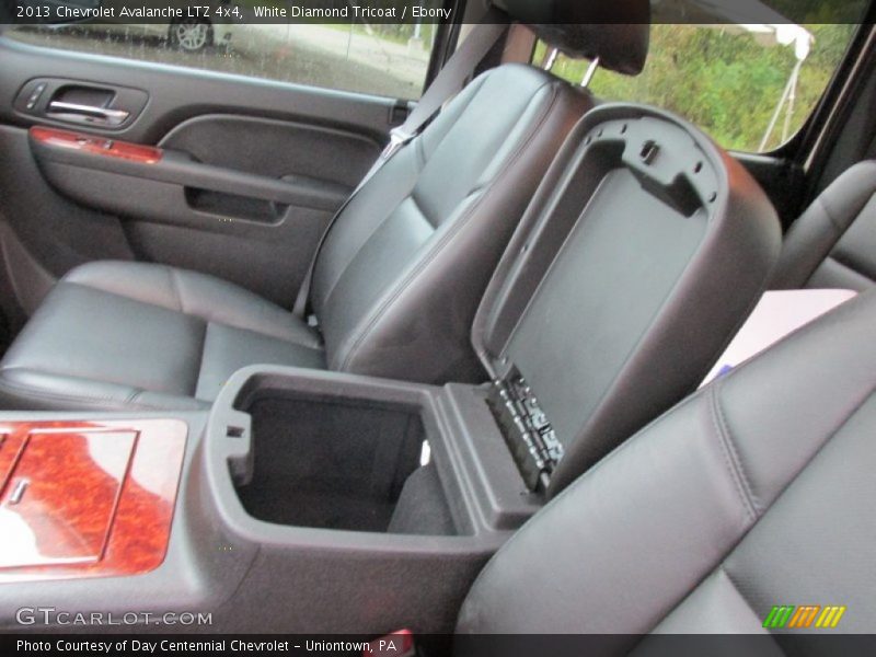 White Diamond Tricoat / Ebony 2013 Chevrolet Avalanche LTZ 4x4