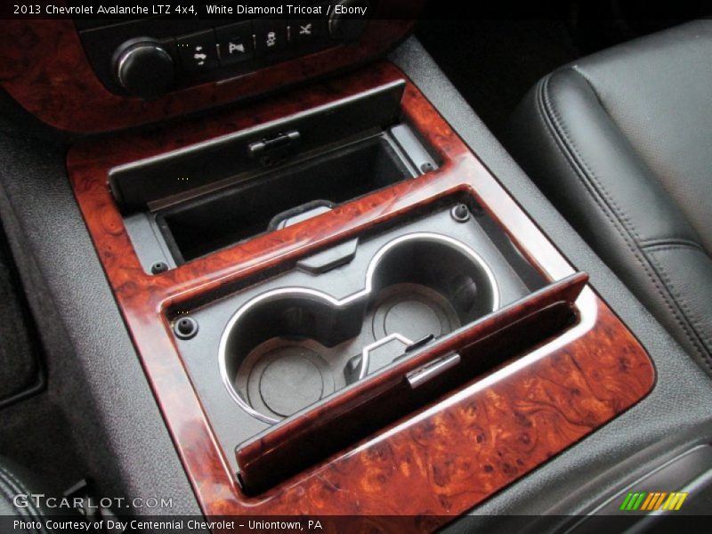 White Diamond Tricoat / Ebony 2013 Chevrolet Avalanche LTZ 4x4