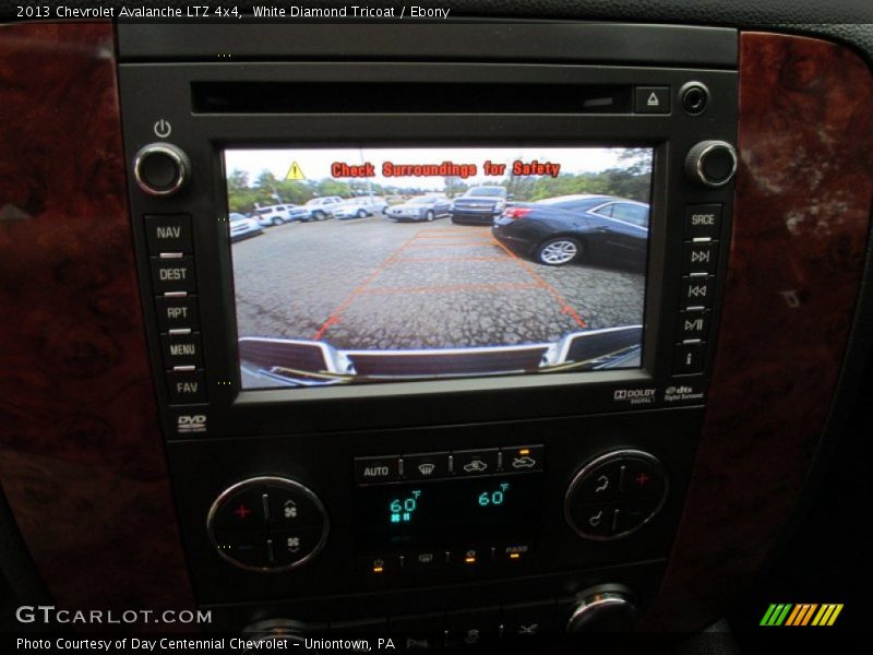 White Diamond Tricoat / Ebony 2013 Chevrolet Avalanche LTZ 4x4