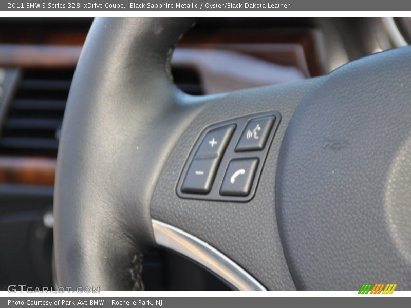 Black Sapphire Metallic / Oyster/Black Dakota Leather 2011 BMW 3 Series 328i xDrive Coupe