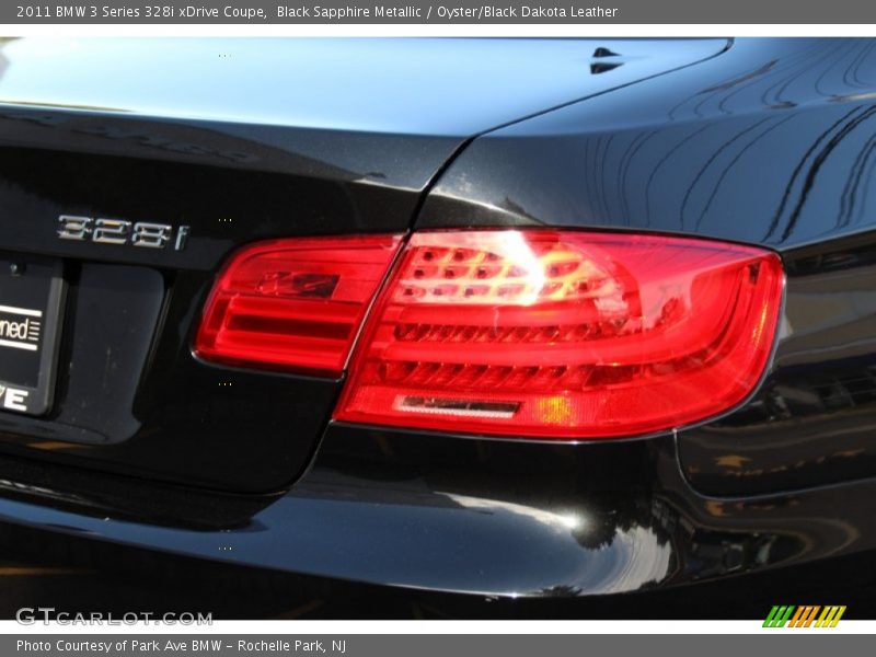 Black Sapphire Metallic / Oyster/Black Dakota Leather 2011 BMW 3 Series 328i xDrive Coupe