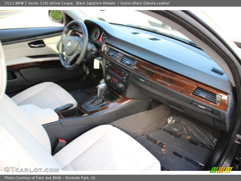 Black Sapphire Metallic / Oyster/Black Dakota Leather 2011 BMW 3 Series 328i xDrive Coupe
