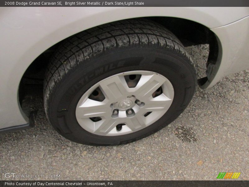 Bright Silver Metallic / Dark Slate/Light Shale 2008 Dodge Grand Caravan SE