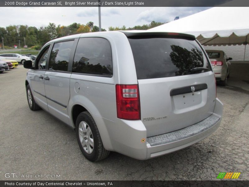 Bright Silver Metallic / Dark Slate/Light Shale 2008 Dodge Grand Caravan SE